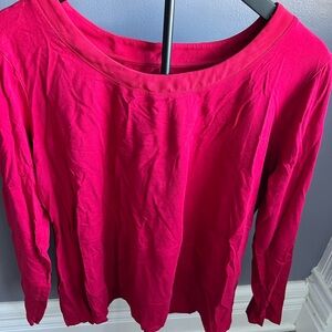 Coldwater Creek Women's Pink Long Sleeve Top 2XL